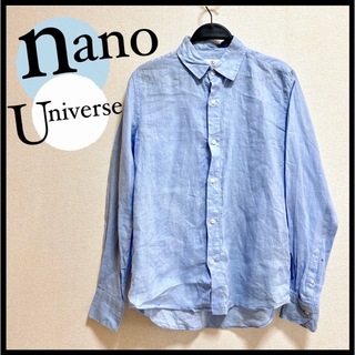 ナノユニバース(nano・universe)のnano universe ナノユニバース M 長袖シャツ オフィス トップス(シャツ)