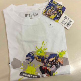 ユニクロ(UNIQLO)のUNIQLO スプラトゥーン3 UT キッズ グラフィック Tシャツ 白 140(パジャマ)