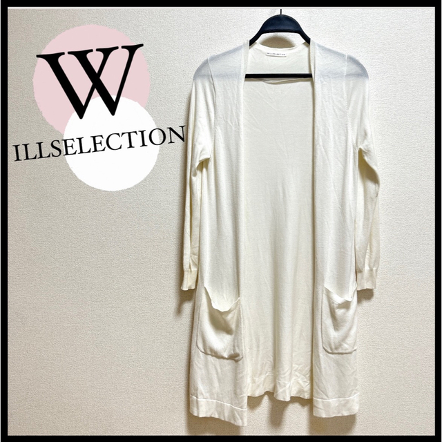 WILLSELECTION(ウィルセレクション)のWILLSELECTION ウィルセレクション M カーディガン ロング 春服 レディースのトップス(カーディガン)の商品写真