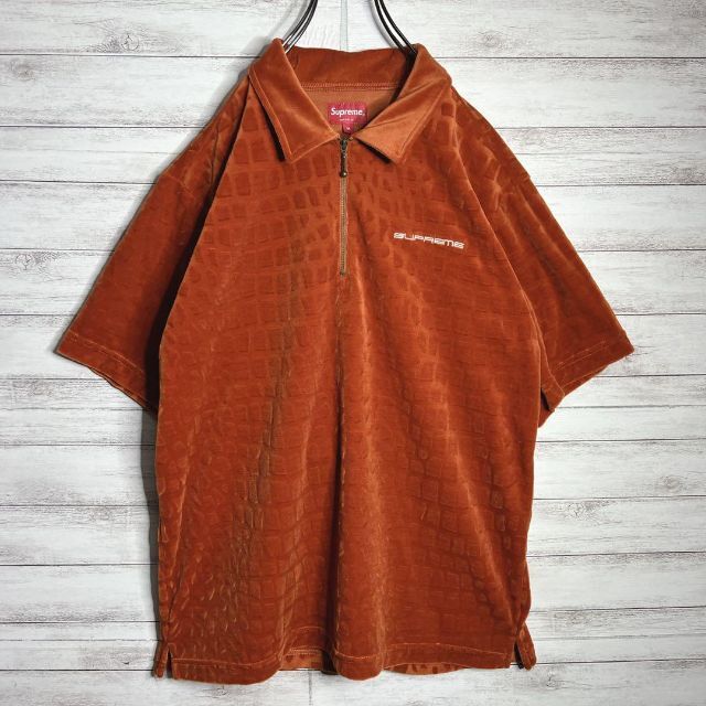 【入手困難!!】シュプリーム ✈︎ハーフジップ レオパード柄 半袖シャツ
