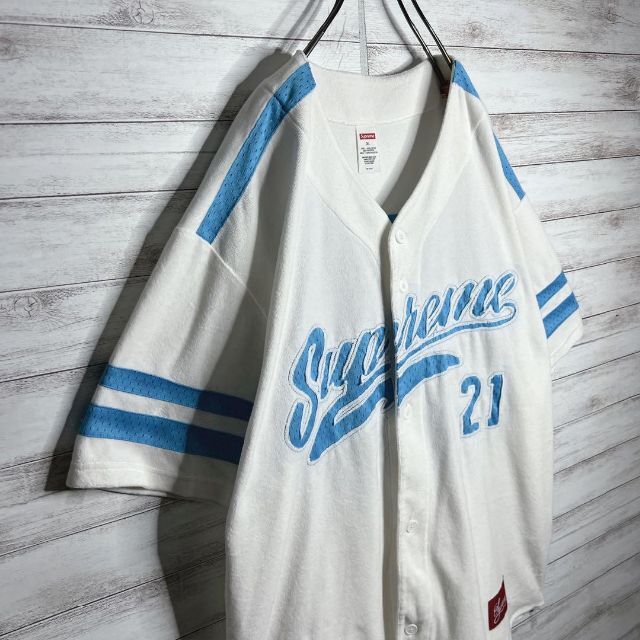 入手困難!!】シュプリーム ✈︎Velour Baseball Jersey www ...