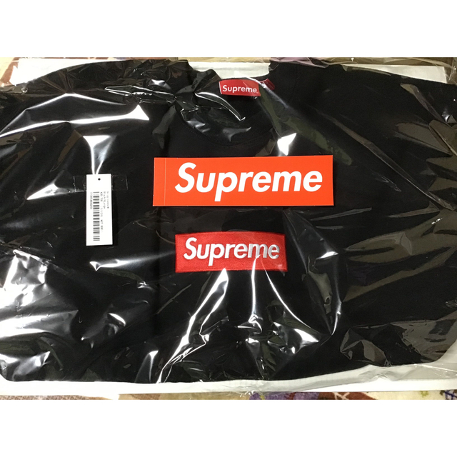 Supreme Box Logo Crewneck Black ボックスロゴ