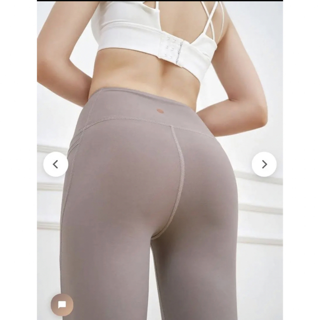 lululemon(ルルレモン)の新品未使用　上下セット　ZOMIGEN ブラトップ　レギンス　グレー　S スポーツ/アウトドアのトレーニング/エクササイズ(ヨガ)の商品写真