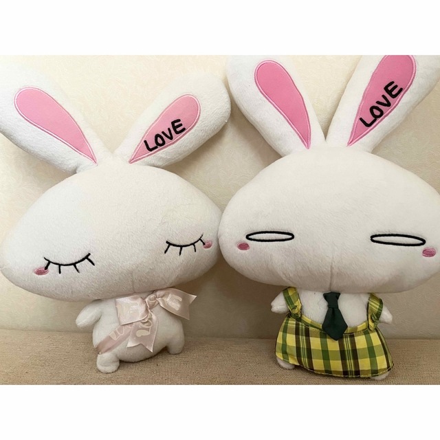 うさぎ ぬいぐるみ LOVE 大塚愛 2個セットの通販 by Aki's shop うさぎ ぬいぐるみ LOVE 大塚愛 2個セットの通販 by Aki's shop