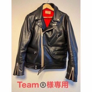 Team®️様　専用　美品・茶芯のライダースジャケット Mサイズ(ライダースジャケット)