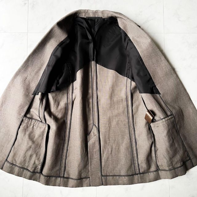 極美品✨ 20SS エーピーストゥディオ リネンウールジャケット ボタン