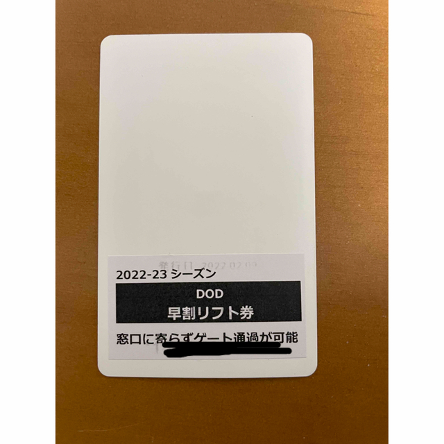 ガーラ湯沢スキー場　早割りリフト券 チケットの施設利用券(スキー場)の商品写真