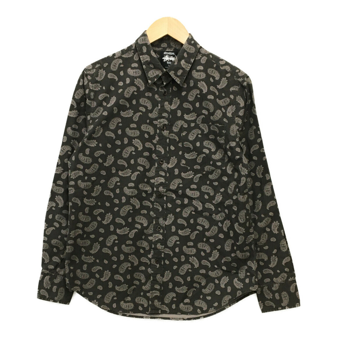 ステューシー STUSSY 長袖シャツ ペイズリー柄 メンズ S | フリマアプリ ラクマ