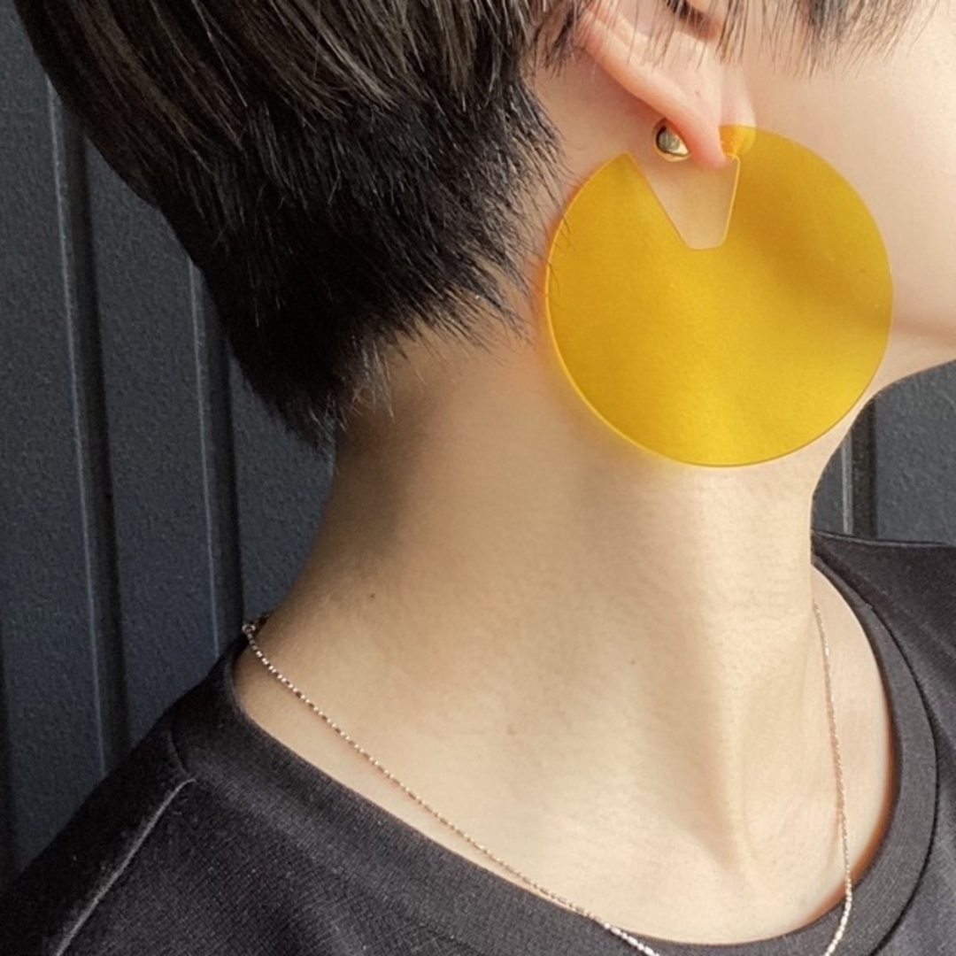 ear PAPILLONNER(イアパピヨネ)の【クリアピアスクリア】インポートピアス zara ciaopanic cos ハンドメイドのアクセサリー(ピアス)の商品写真