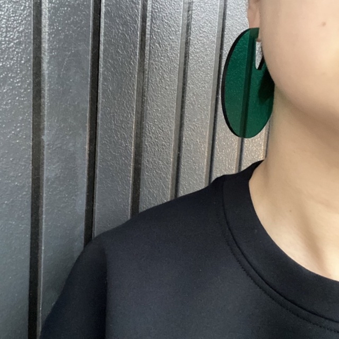 ear PAPILLONNER(イアパピヨネ)の【クリアピアスクリア】インポートピアス zara ciaopanic cos ハンドメイドのアクセサリー(ピアス)の商品写真