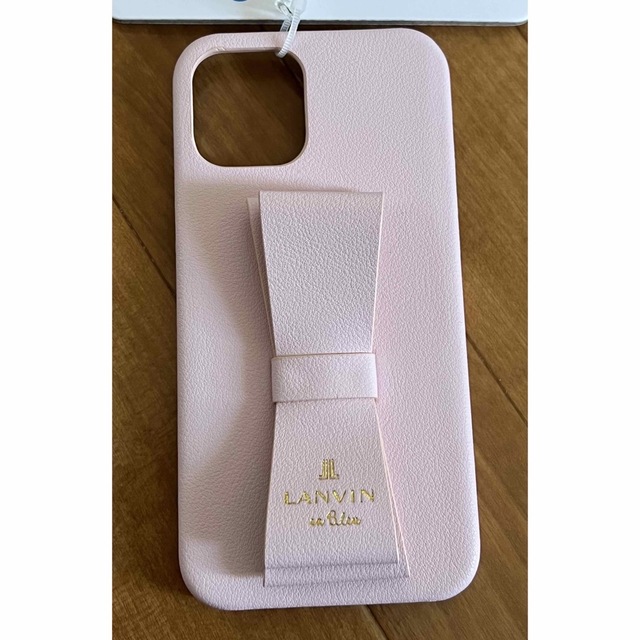 LANVIN(ランバン)のiPhone 12 用 LANVIN ケースPink スマホ/家電/カメラのスマホアクセサリー(iPhoneケース)の商品写真