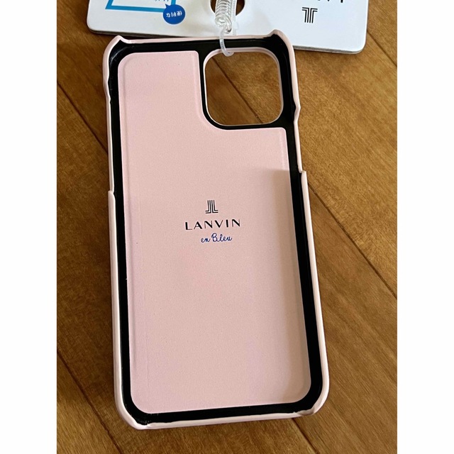 LANVIN(ランバン)のiPhone 12 用 LANVIN ケースPink スマホ/家電/カメラのスマホアクセサリー(iPhoneケース)の商品写真