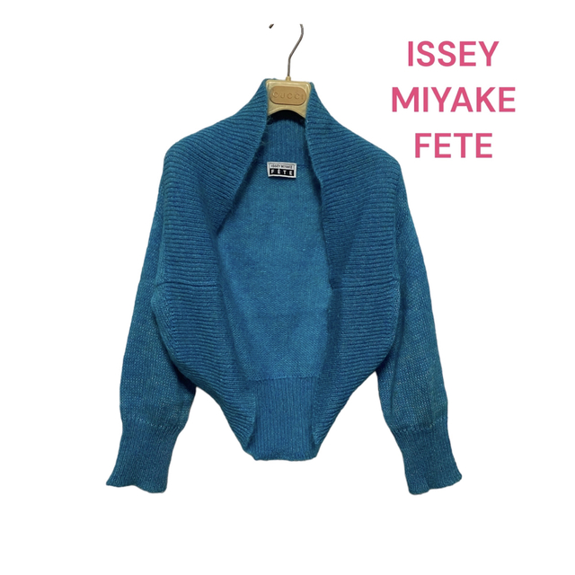 ISSEY MIYAKE(イッセイミヤケ)の●ISSEY MIYAKE FETE/長袖ニット/モヘア/ライトブルー● レディースのトップス(ニット/セーター)の商品写真