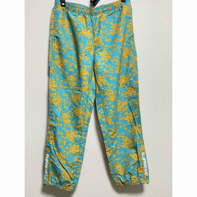 メンズ【M】SUPREME 20ss WARM UP PANT TEAL FLORAL