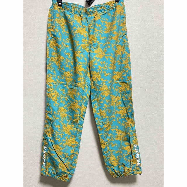 【M】SUPREME 20ss WARM UP PANT TEAL FLORAL