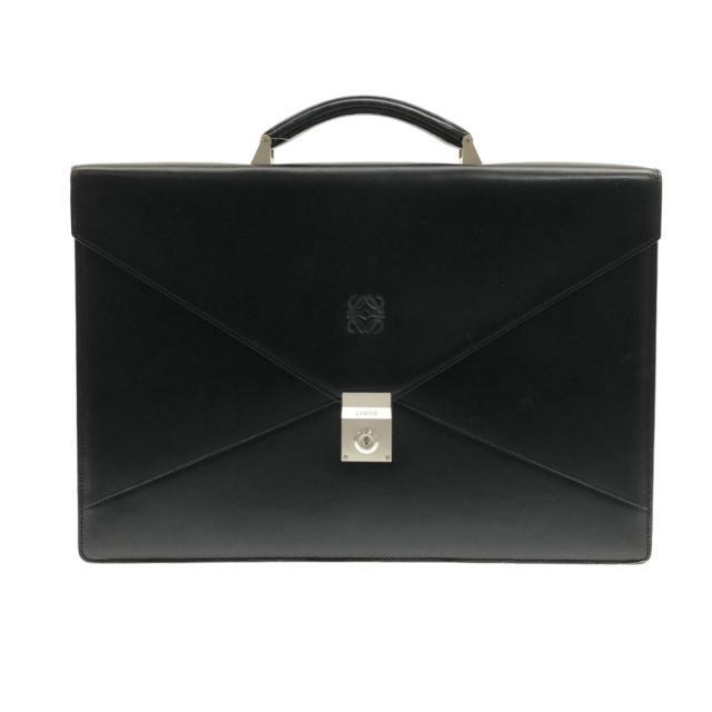 LOEWE(ロエベ) ビジネスバッグ - 黒 レザー 【今日の超目玉