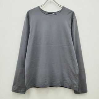 エイトン(ATON)のATON SUVIN 60/2 定価14300円 サイズ1 コットン カットソー ブルーグレー レディース エイトン【中古】3-0312M☆(カットソー(長袖/七分))