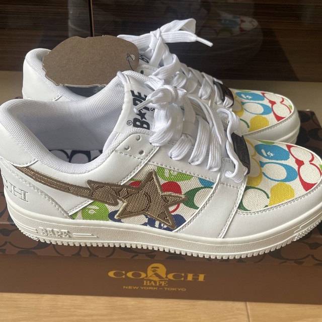 A BATHING APE(アベイシングエイプ)の【26.5】【 BAPE X COACH 】BAPE STA #2 メンズの靴/シューズ(スニーカー)の商品写真