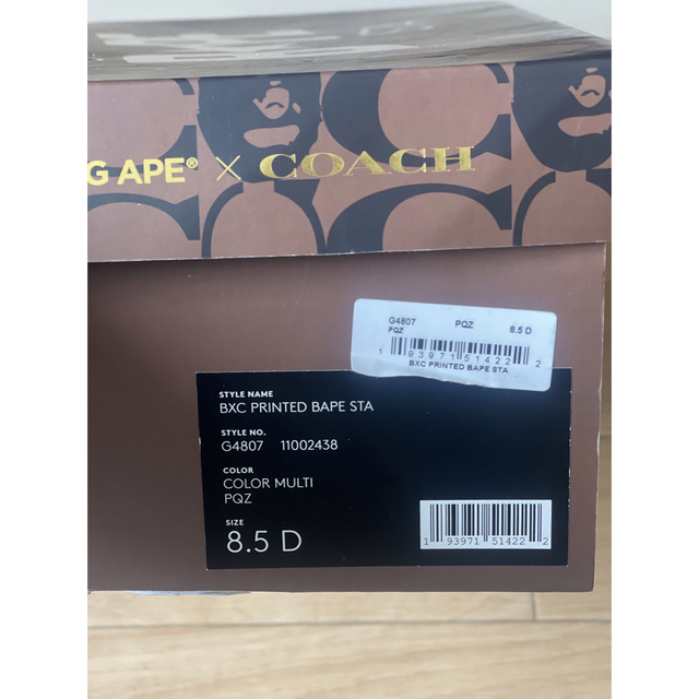 A BATHING APE(アベイシングエイプ)の【26.5】【 BAPE X COACH 】BAPE STA #2 メンズの靴/シューズ(スニーカー)の商品写真