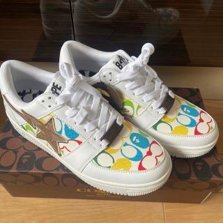 アベイシングエイプ(A BATHING APE)の【27.5】【 BAPE X COACH 】BAPE STA #2(スニーカー)