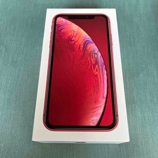 アップル(Apple)のアップル　iPhone XR レッド  64GB SIMフリー　極美品(スマートフォン本体)