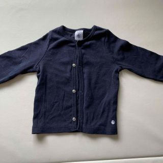 プチバトー(PETIT BATEAU)の美品プチバトーカーディガン(カーディガン/ボレロ)