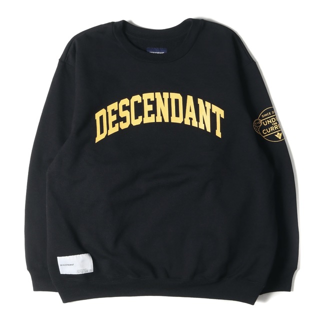 ディセンダント DESCENDANT スウェット 黒 2 美品