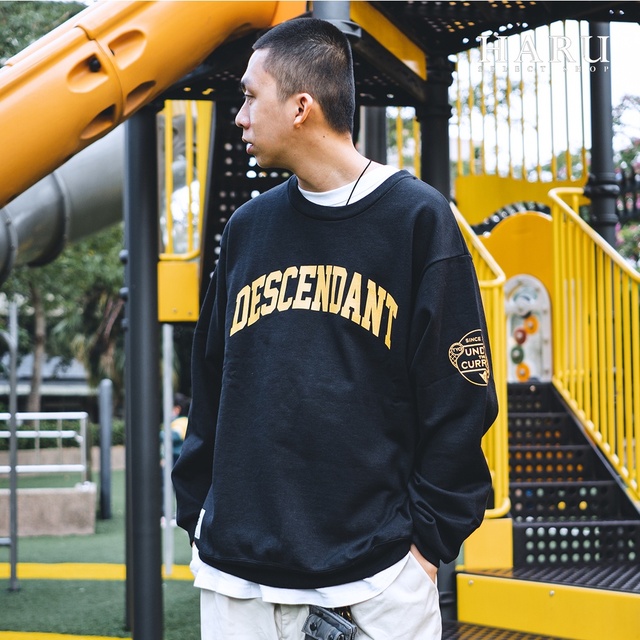 DESCENDANT ディセンダント　TEAM CREW NECK