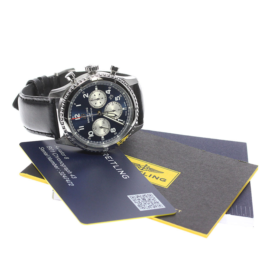 【BREITLING】ブライトリング アビエーター8 B01 クロノグラフ AB0119 自動巻き メンズ_736076