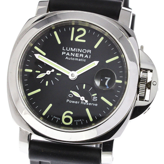 パネライ PANERAI PAM00090 ルミノール パワーリザーブ デイト 自動巻き メンズ 箱・保証書付き_741646