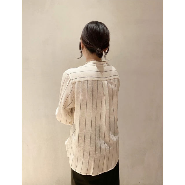 Plage - 新品タグ付❗️plage 【R'IAM】ストライプシャツの通販 Plage - 新品タグ付❗️plage 【R'IAM】ストライプシャツの通販