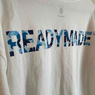 アベイシングエイプ(A BATHING APE)の【L】bape × ready made コラボTシャツ(Tシャツ/カットソー(半袖/袖なし))