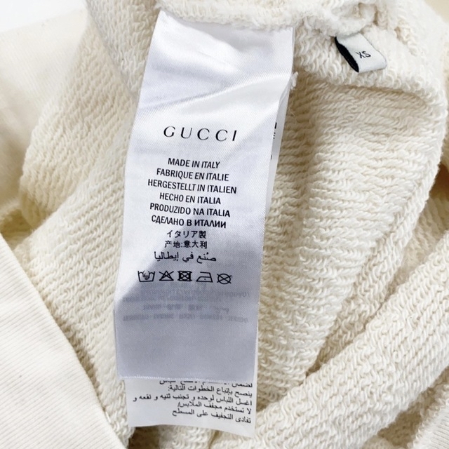 Gucci - グッチ GUCCI 19ss スウェット XS コットン クリームの通販 by