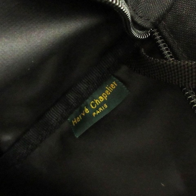 Herve Chapelier(エルベシャプリエ)のエルベシャプリエ コーデュラライン トートバッグ 無地 608C 黒 ■SM0 レディースのバッグ(トートバッグ)の商品写真