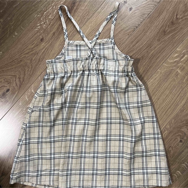 EASTBOY(イーストボーイ)の未使用＊EASTBOY チェック柄ワンピース キッズ/ベビー/マタニティのキッズ服女の子用(90cm~)(ワンピース)の商品写真