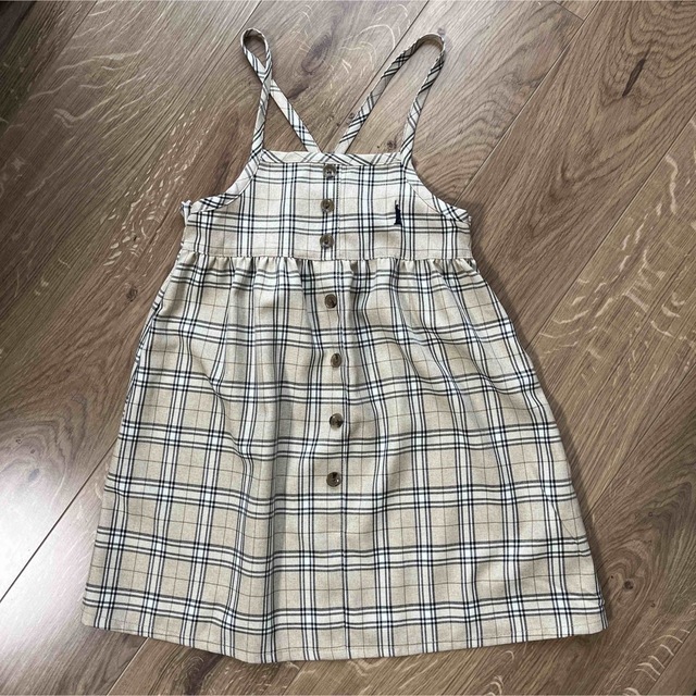 EASTBOY(イーストボーイ)の未使用＊EASTBOY チェック柄ワンピース キッズ/ベビー/マタニティのキッズ服女の子用(90cm~)(ワンピース)の商品写真