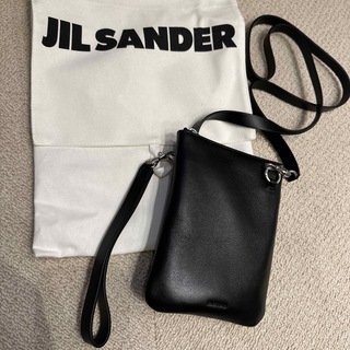 Jil Sander - 新品 22aw JIL SANDER ショルダーバッグ ブラック　黒 レザー