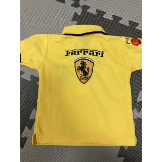 フェラーリ(Ferrari)のフェラーリ ベビーキッズ ポロシャツ イエロー ロゴTシャツ 90サイズ相当(Tシャツ/カットソー)