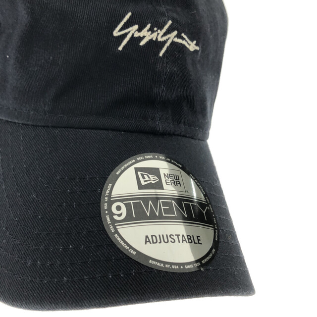 Yohji Yamamoto POUR HOMME ヨウジヤマモト プールオム 18SS × NEW ERA ニューエラ ロゴ刺繍 ベースボール キャップ ネイビー HW‐H42‐058