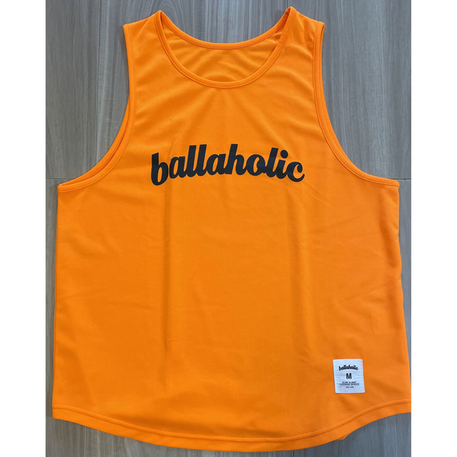 ballaholic(ボーラホリック)のLOGO TankTop (neon orange/black) メンズのトップス(タンクトップ)の商品写真