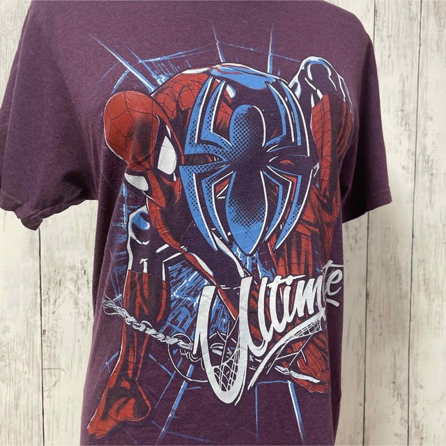 スパイダーマン　XL　マーベル　Tシャツ　半袖　ビック　プリント　トップス