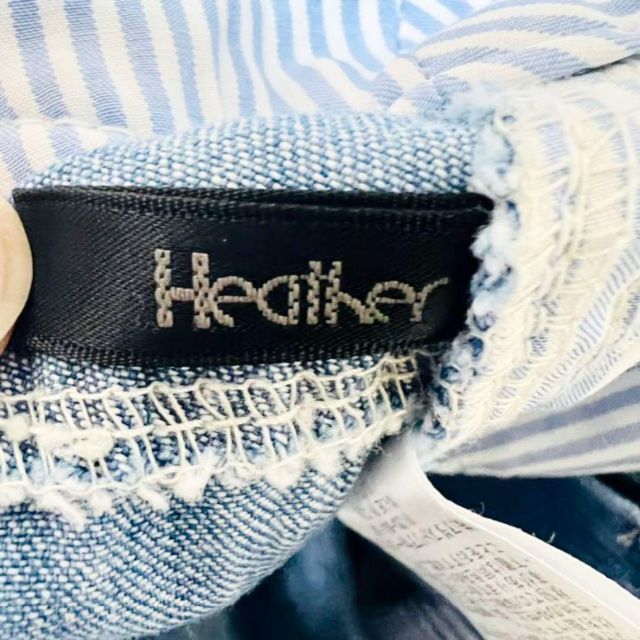 heather(ヘザー)のHeather ヘザー　レディース　オーバーオール　Mサイズ レディースのパンツ(サロペット/オーバーオール)の商品写真