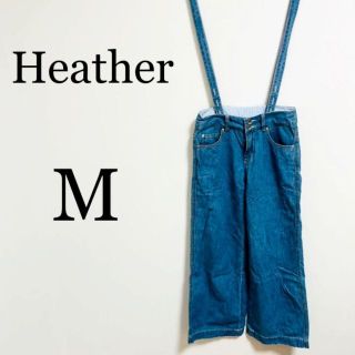 ヘザー(heather)のHeather ヘザー　レディース　オーバーオール　Mサイズ(サロペット/オーバーオール)