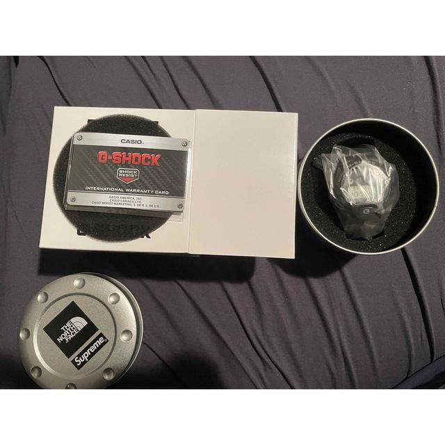 (Black) supreme northface g shock コラボ