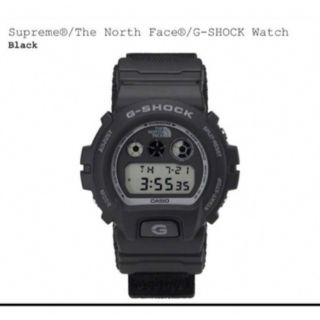 シュプリーム(Supreme)の(Black) supreme northface g shock コラボ(腕時計(デジタル))