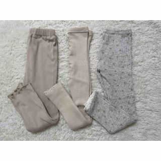 ユニクロ(UNIQLO)のキッズ🌷スパッツ3枚セット(パンツ/スパッツ)