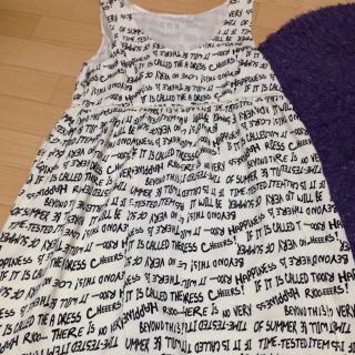 ギャルフィット(GAL FIT)の英文字ワンピース 白黒2枚SET❤️❤️(ひざ丈ワンピース)