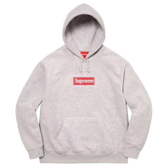 【L】Inside Out Box Logo Hooded Sweatshirt