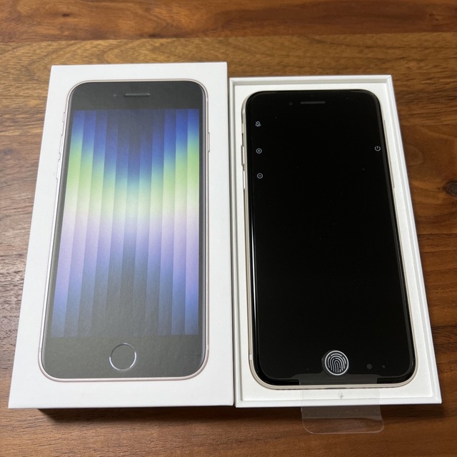 新品未使用 Apple iPhone SE3 第3世代 64GB スターライト 新品未使用 Apple iPhone SE3 第3世代 64GB スターライト