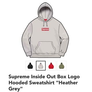 Supreme - supreme BOX LOGO グレー Lの通販 by ppe's shop